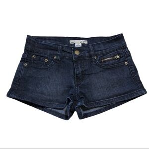 2.1 Denim BlackWash Stretch Short Shorts